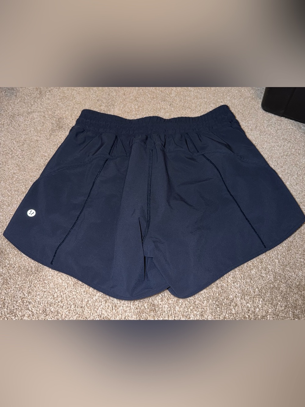 Lululemon Track That Mid Rise Lined 5” True Navy Size 10 - Picture 3 of 11